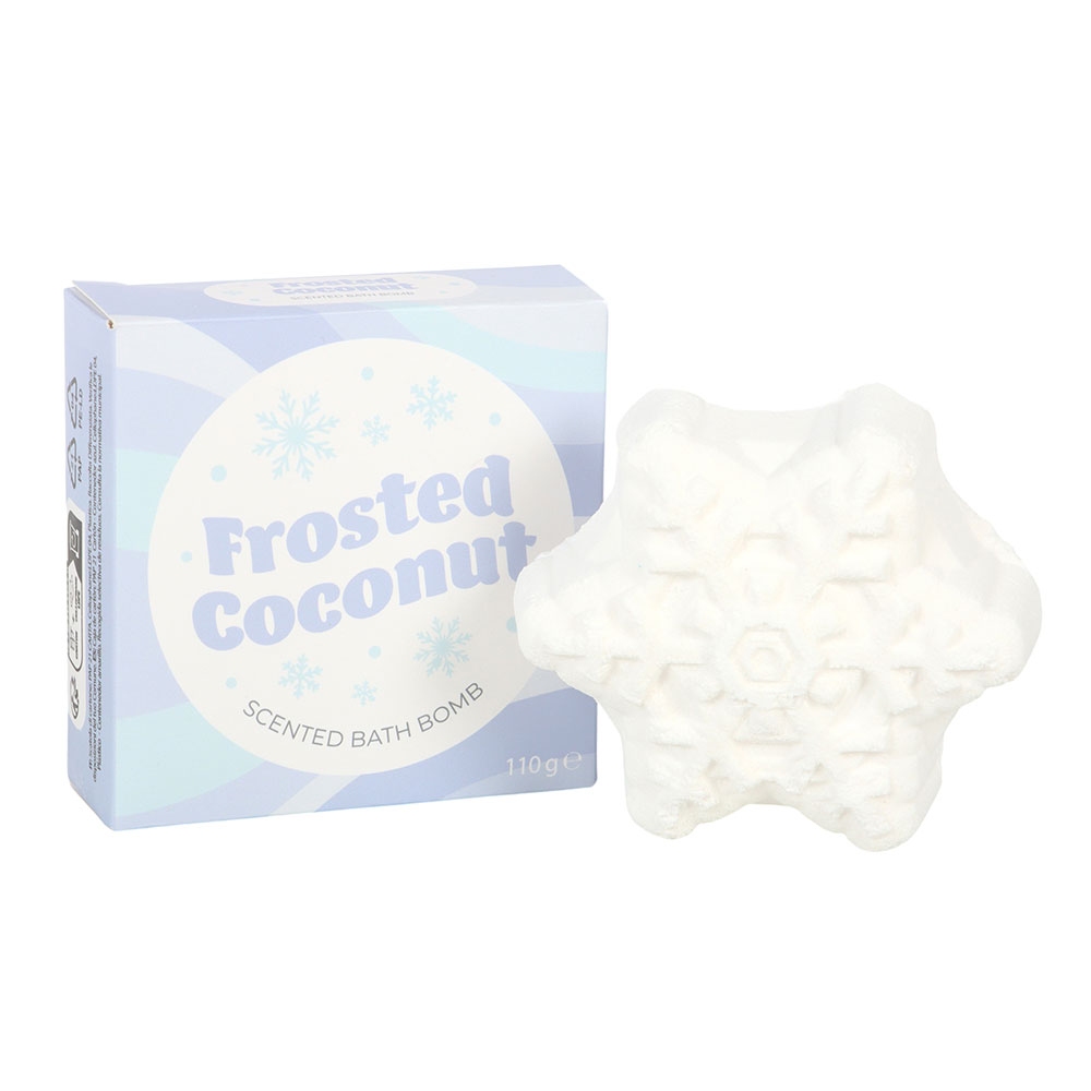 Something Different - Frosted Coconut Snowflake Bombe de bain - Multicolore